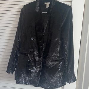 H&M shiny blazer